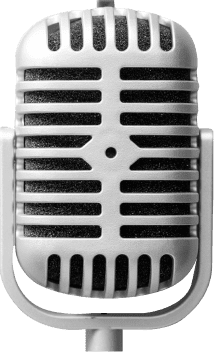 Primer plano de micrófono